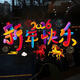 2026 New Year, Year of the Horse, colorful home and car dual-purpose glass window grilles, glue-free, electrostatic body stickers, Happy New Year pattern (static, glue-free), 47*27cm, can fit household windows