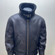DETOUR international first-line brand fur all-in-one jacket men's autumn and winter lamb plush leather jacket motorcycle jacket high-end men black L 120Jin Jin equals 0.5 kg