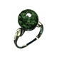 Dong secret natural green ghost ring for women, orphan silver cornucopia of baby's breath, thousands of layers of niche crystal single bead rough stone ring for men F558