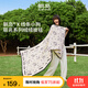 Lying island x line puppy series blanket self-operated spring and autumn office nap blanket lunch break air conditioning blanket shawl