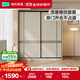 Lin's home sliding door wardrobe bedroom home finished three sliding door cabinet square full series RG2D