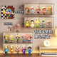 KAMAN front-door blind box storage display rack wall-mounted Bubble Mart star figure box transparent dust-proof display cabinet double-door dust-proof/wall-mounted/can be stacked 1 piece