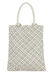 PRADA Triangle Logo Woven Handbag White One Size