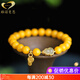 GONMCEAN Mindfulness Chicken Fat Yellow Beeswax Bracelet Women's Jade Gourd DIY Accessories Bracelet Gift