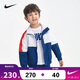 NIKE Nike children's clothing boys' woven jacket spring and autumn children's mesh breathable top jacket
