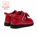Fuluo Mi Girls Toddler Shoes Winter Sweet Soft Sole Anti-Slip Princess Boots Infant Plus Velvet Baby Cotton Shoes China Red 23