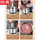 MZXM Japan imported quality 2025 new meat grinder pure copper motor large capacity electric stainless steel multi-function cooking 2 liters 2 speeds 1 set of knife heads pure copper motor + 3 years