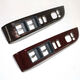 Litian is suitable for 1217 seventh generation new Camry door window glass lifter switch trim panel cover armrest panel left rear door red peach wood