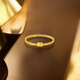 Saturday Fortune Gold Ring Women's 5G Pure Gold Fashion Small Waist Ring for Girlfriend Price No. 14-1.27g