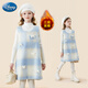 Disney (Disney) children's clothing sundress dress children and girls autumn and winter velvet skirt warm TD3EQ014 blue 150
