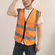 Raft core vest reflective vest high-end construction fluorescent worker traffic luminous clothing jacket night riding construction safety clothing fluorescent yellow