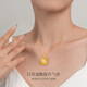 Meluxe sunflower pure gold 999 freshwater pearl pendant gold, more to be withdrawn, less to be replenished, the total gold is about 8.45g (single pendant does not include chain)