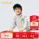 Balabala children's clothing boys' coats children's tops 2025 spring hooded waffle fashion trend 209125105102