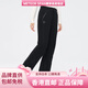 BOSIDENG's new style down pants for women, high-waisted slimming wide-leg flared trousers for outer wear B40147042ZB Extreme Night Black 8A50 S BD_Can't take the photo, please contact customer service