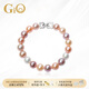 GiO jewelry colorful pearl bracelet women's s925 candy color gift for girlfriend and wife birthday gift