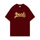 Year of the Horse zodiac year clothes red short-sleeved T-shirt 2026 pure cotton New Year's greetings clothes for boys and girls, family wear customized wine red horse chest label -001 170 3XL175-190CM170-185Jin Jin is equal to 0.5 kg