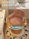 Fantasy Bedroom Light Luxury Makeup Chair Nordic Advanced Makeup Stool Rotating Backrest Dressing Table Stool Home Dressing Stool Chair Xiaoxiangfeng Rainbow Printed Cotton and Linen