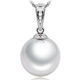 Pearl Pendant Huai Zhen 925 Silver Freshwater Nuclear Pearl Pendant Round Clavicle Chain Birthday Gift S925 Silver 10mm