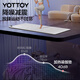 Yottoy heated yoga mat fitness mat winter quick heating home professional non-slip thickened nap mat safe quick heating gray