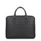 BOSS men's briefcase, large capacity, portable, lightweight, scratch-resistant, wear-resistant, black leather material, textured surface, black TU
