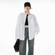 ICH MODE American retro white shirt women's versatile inner wear new loose popular shirt jacket top lazy style white L