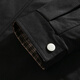 MMOPTOP silhouette lapel windbreaker autumn and winter men's British style loose high-end casual jacket MFY02 black XL
