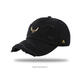 Scissors Four Seasons MOOSE Casual Light Luxury Korean Fashion Versatile Baseball Cap for Men and Women Same Style Simple Casual Sunscreen Soft Top Trend White