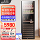 Bai Kailun red wine cabinet, first-class energy efficiency, variable frequency air-cooled, frost-free, constant temperature and moisturizing refrigerator, zero-embedded red wine, tea, cigars, ice bar, white wine, home commercial compressor, freshness display, 1.8 meters | dual temperature zone | multi-functional model | 420L