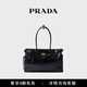 PRADA/Prada Gift Women's Prada Bonnie Large Calf Leather Hand Shoulder Bag Black