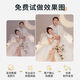 Fantasy Wedding Photos Customized Photo Frame Setting Table Washing Children and Baby Photos Enlargement Printing Wedding Photos Wall Hanging 9 Squares 9 4 Like You Six Squares Locke Champagne 25x25cm (table)