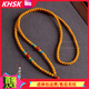 KHSK original beeswax chain necklace rope thangka lanyard pendant braided rope jade pendant gold pendant pendant rope for women and men Mengjiang-beeswax bead chain (circumference 60cm)