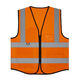 Raft core vest reflective vest high-end construction fluorescent worker traffic luminous clothing jacket night riding construction safety clothing fluorescent yellow
