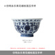 Jingdezhen (jdz) ceramic tea cup, hand-painted blue and white master cup, Chinese style collection, lotus root, pressed hand cup, high-end gift for elders and friends