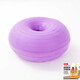 Big ball, small round Pilates donut yoga ball, thickened explosion-proof apple ball, sports fitness, stable postpartum recovery, flat upgraded model, non-slip striped pink / diameter 50-55cm