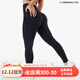 ALO YOGA Yoga Pants Women's Outerwear High Waist Lifting Hip Nude Running Sports Pants Pilates Fitness Wear Thin Black L