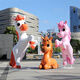 Huiqi Shangpin 2026 Fiberglass Cartoon Horse Sculpture Outdoor Scenic Spot Check-in Landscape Animal Decoration Mall Display Large Ornament Customized