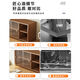 Jieyunmao small wine cabinet storage rack for home living room 2025 new wine rack display rack solid wood non-simple red wine cabinet simple brown 55cm long dust-proof storage