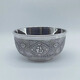 Pure silver 999 embossed antique collection silver bowl sterling silver crafts gift collection gift for elders and leaders, more than enough every year, about 137g