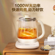 SUCPOYE teapot multifunctional household kettle decoction teapot office flower teapot thermal insulation teapot porridge pot white 316 food grade health pot upgraded with rigid lid 1.8L