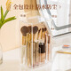 Makeup brush storage vertical covered dust-proof dressing table eyebrow pencil eye shadow brush makeup box storage rack desktop storage tube