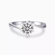I Do platinum PT950 diamond ring snowflake twist arm 1 carat cultivated diamond engagement wedding diamond ring gift for girlfriend snowflake twist arm 50 points diamond size 11