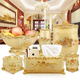 Yusenyi moves into a new home, light luxury tissue box set, living room, creative multi-functional home coffee table, European style remote control toilet paper, spring blossoms, pearl red