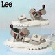 Lee children's shoes summer children's sandals girls black hollow sports beach shoes boys and girls beige 26 recommended foot length 159.5mm