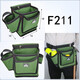 Hongrunda (RHD) carpentry site nail decoration waist bag multi-functional belt canvas new tool bag thickened wear-resistant screws water and electricity F102+ alloy plug-in belt