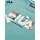 FILA boys' sweatshirt autumn new loose round neck pullover dark blue-FGN 140 cm
