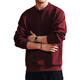 GOLDLION G+ Jinlilai broken code 2026 high-end Japanese retro heavyweight tough guy Henry collar sweatshirt men's loose autumn new style maroon 2XL suitable for 170-190Jin Jin equals 0.5 kg