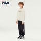 FILA【抗菌功能】斐乐儿童童装2025年冬季男童中大童加绒长裤