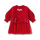 BalaOne children's clothing girls new Chinese style mesh skirt splicing red Chinese red 60611 80