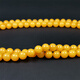 Amber style, one thing, one picture, one certificate, beeswax bracelet, 108 amber beads, Buddhist beads for men and women, Russian chicken fat yellow, beeswax beads, 30.16g, 7.5mm