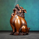 Copper Xinxiang copper lion incense burner household indoor incense ceremony tea ceremony supplies plate incense burner antique auspicious animal copper tea pet 23#
